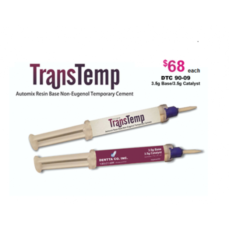 TRANSTEMP Automix Resin Base Non-Eugenol Temporary Cement